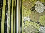 EFI High End Decorator Coordinate Patterns Fern Delight and Funstripe Color Black Home Decor Fabric