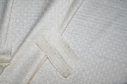 Swatch Erie Islands Fabrics Freefall 676 Color EggShell Upholstery Weight Discount Fabric U011008-002