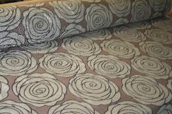 Angle Shot of Erie Islands Fabrics Mod Squad Color Ash Upholstery Weight Discount Fabric