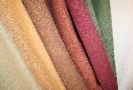Design on a Budget with $6 a yard Erie Islands Fabrics Mohave Colors Dusty Moss Bordeaux Rust Spice Nutmeg Earth Basics - click for video and info