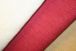 Closeup Texture and Pattern of Erie Islands Fabrics Shogun Basic Solid Colors Natural Cherry Buff Fabric