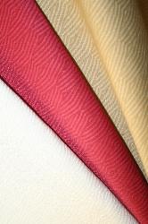 Draped Left Erie Islands Fabrics Shogun Basic Solid Colors Natural Cherry Buff Fabric