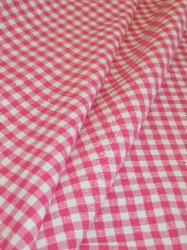 Curtain image of Pattern Gingham Checks Designer Home Decor Fabric