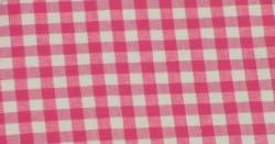 Swatch of pink ginghammultipurpose fabric perfect for upholstery, window treatments (drapery, curtains), decorative pillows, and almost any home decor project