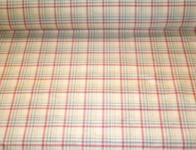 Ralph Lauren Silk Pattern Jasper Plaid Color Rouge a warehouse outlet clearance sale item