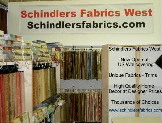 Samples in Schindler's Fabrics West - click for more information
