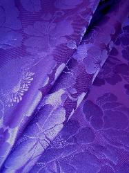 Silk Floral Grand Colonial Color Purple from Ralph Lauren Designer Fabric on Sale