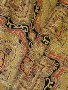 Draped curtain image of Jeannie Color Classico Upholstery Fabric