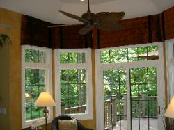 Window Treatment Dining Room Latina Model Home Homerama right kitchen valances