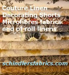 Couture Linen Decorating Shorts Microfibres fabrics end of roll linens