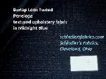 Burlap Look Tweed Penelope textured upholstery fabric in Midnight Blue