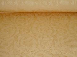Fabricut Pattern Linden Color Jasmine Home Decor Fabric on cutting table