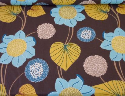 Fabricut Pattern Zahara Color Mocha Mist a Prestigious Textiles Interior Decorating Floral Pattern