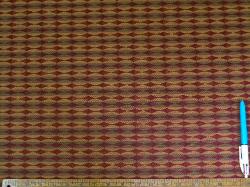 Sample of commercial grade Crypton Zenith Space Craft Geometric in Chianti from Swavelle/Millcreek Fabrics