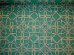 Indoor/Outdoor Geometric in Blue/Green