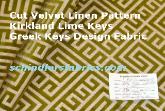 Kirkland Lime Keys Cut Velvet Greek Key Design Fabric from our American Silk Mills warehouse clearance buyout
