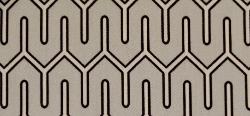 Swatch of DwellStudio Maze Work Dove from Robert Allen Fabrics