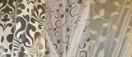 New Sheer Drapery Fabrics in Stock for window treatments