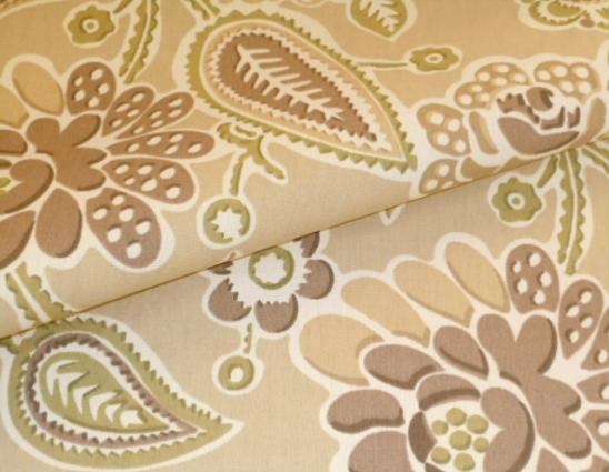 Closeup folded image of P Kaufmann Outdoor Bertie Sand Decorator Fabric