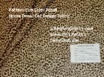 Pattern Cub Color Fossil Home Decor Cat Design Fabric
