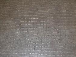 faux reptile hide vinyl in color Tobacco