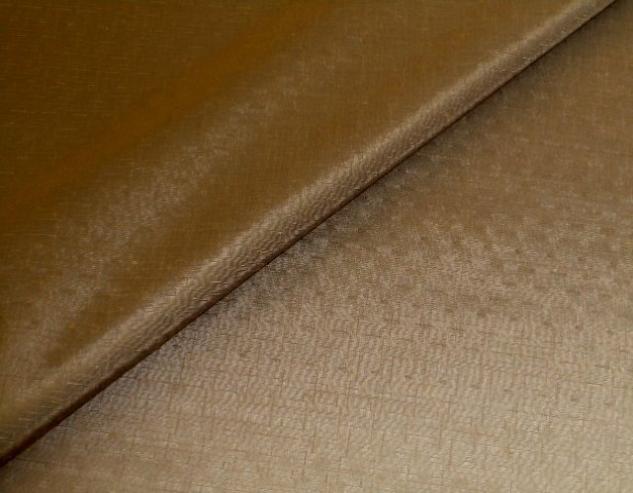 Closeup folded image of discounted Kyoto Stone fabric for drapery, curtains, other light home decor, interior design