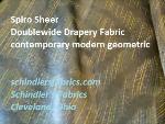 Click for Pattern Spiro Sheer Doublewide Drapery Fabric page