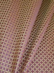 Draped curtain Color Fushia Classic Diamond Design Pattern Prelude Upholstery Fabric