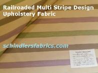 Railroaded Multi Stripe Design Upholstery Fabric