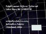 Ralph Lauren Scibner Tattersal color Navy RL-LLF65374F from Book: Lauren Estate