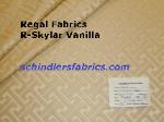 Regal Fabrics R-SKYLAR VANILLA Greek Key Damask, tone on tone, modern woven textured embossed diagonal geometric design