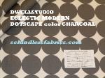 Robert Allen DOTSCAPE color CHARCOAL  Designed by Dwell Studio for Robert Allen Home