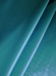Draped curtain image of pebbled look texture, knit back, great solid rich looking green blue sheen upholstery and home decorating fabric