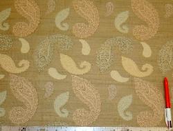 Sage Paisley Fish Upholstery/Decorating Fabric from our American Silk Mills warehouse clearance buyout