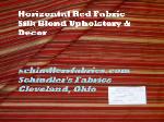 Railroaded Stripe for Upholstery & Decorating, colors red, brown and tan