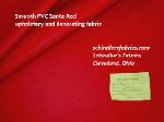 Click for Smooth PVC Santa Red, upholstery and decorating vinyl fabric page