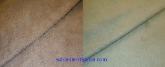 Microsuede Decorating Fabrics Colors Taupe or Seafoam (left to right), quality upholstery and interior design fabric discounted to less than $12.00 a yard from our Erie Islands Fabrics manufacturer's buyout