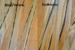 Pattern TradeWinds Sheer Doublewide Drapery Fabric in colors SeaBreeze or Blue/Yellow