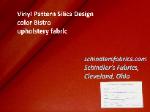 Vinyl Pattern Silica Design subtle faux leather texture in color Bistro upholstery fabric
