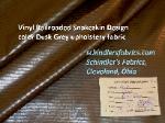 Vinyl Railroaded Snakeskin Design color Dusk Grey upholstery fabric