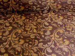 Pattern Yoda in espresso for upholstering